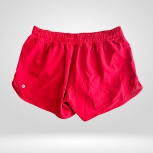 Lululemon Hotty Hot Low-Rise Lined Shorts Red